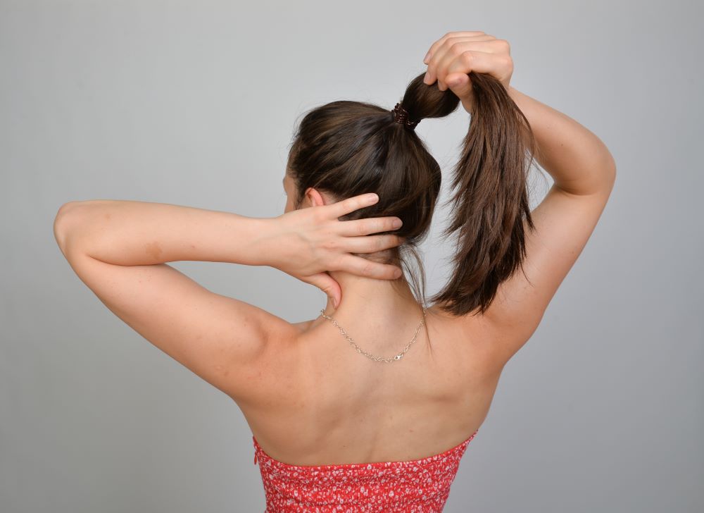 Haarausfall im Nackenbereich